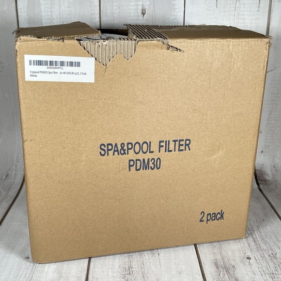 CRYSPOOL Pool & SPA Spa Filter Cartridge PDM30 LOT OF 2‎ - Picture 2 of 2
